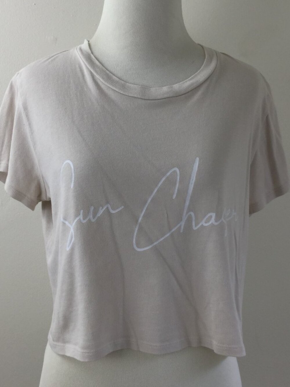 Pura Vida "Sun Chaser" Cream Tshirt s